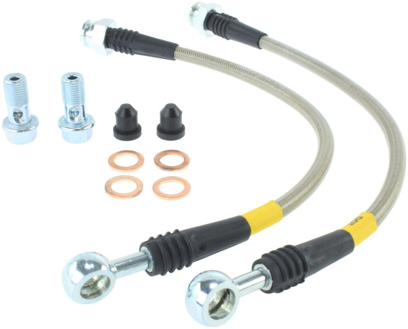 StopTech 02-06 Avalanche 1500 / 00-06 Yukon Denali 2WD Stainless Steel Rear Brake Lines.