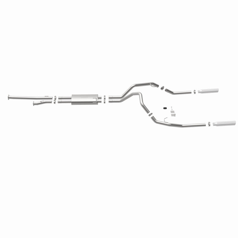 MagnaFlow 14 Toyota Tundra V8 4.6L/5.7L Stainless Cat Back Exhaust Dual Split Rear Exit.