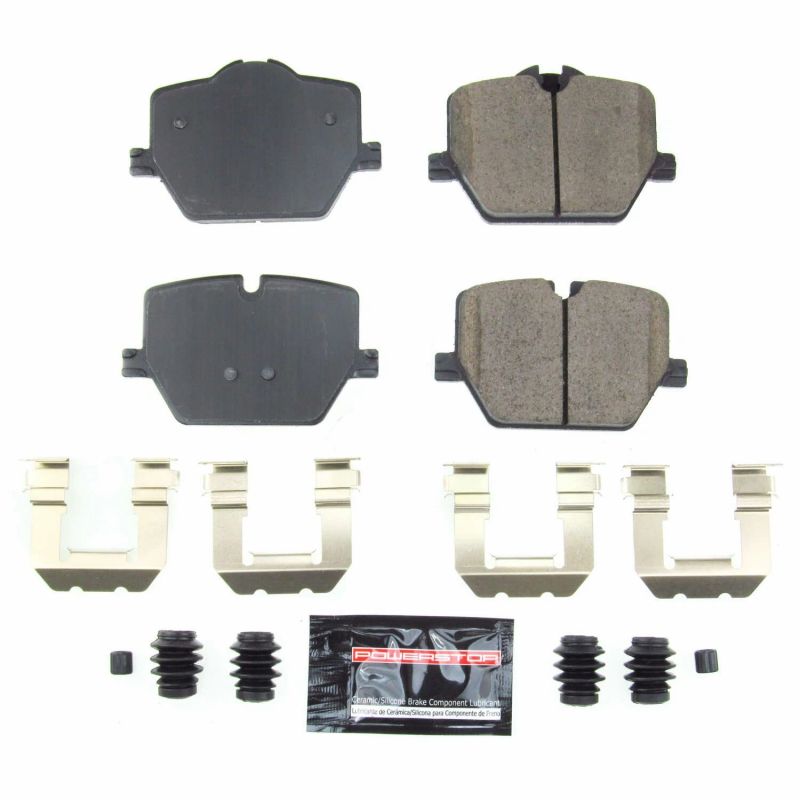 Power Stop 2019 BMW 330i Rear Z23 Evolution Sport Brake Pads w/Hardware.