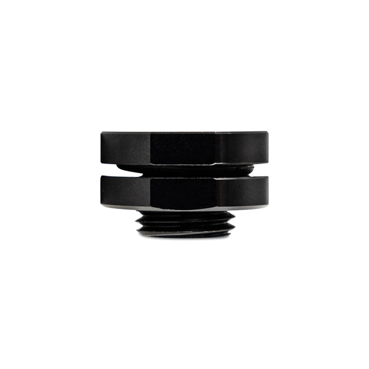 Mishimoto 1/8in NPT CNC-Machined Nozzle Mount Adapter - Black.