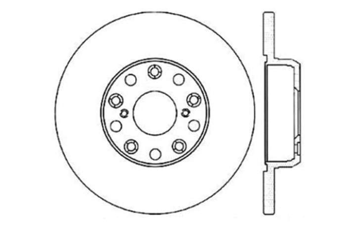 StopTech 00-05 Lexus IS300 / 02-09 Lexus SC430 / 98-05 GS300/GS350/GS400/GS430/GS450H SportStop Slo.