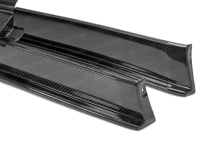 Seibon 12-13 Nissan GTR R35 SS-Style Carbon Fiber Side Skirts (Pair).