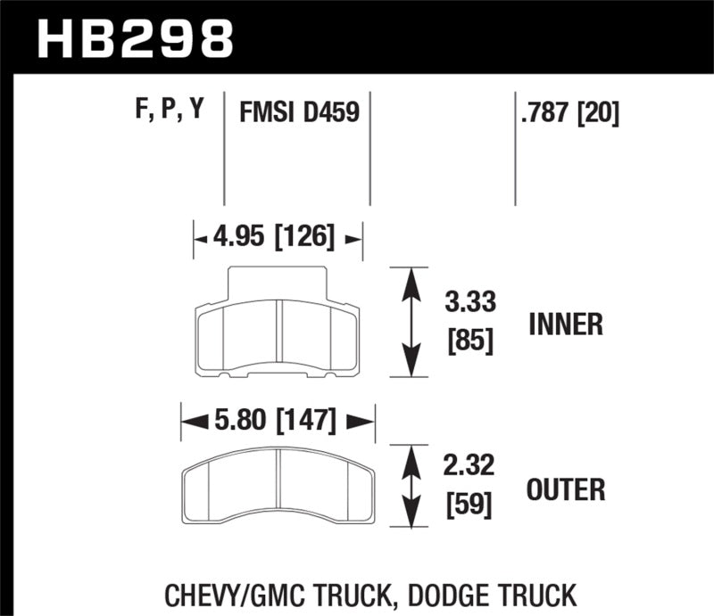 Hawk Super Duty Street Brake Pads.