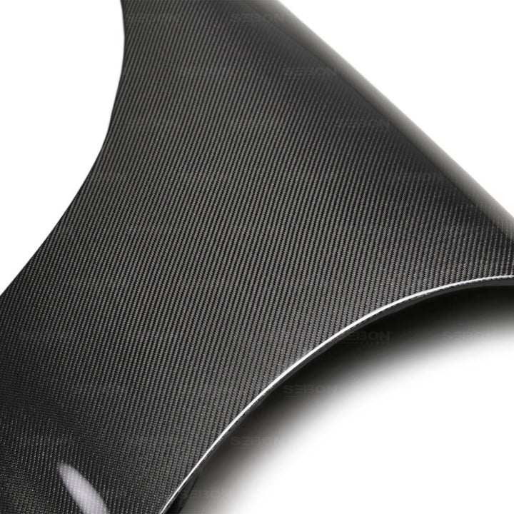 Seibon 93-98 Toyota Supra OEM-Style Carbon Fiber Fenders (Pair).