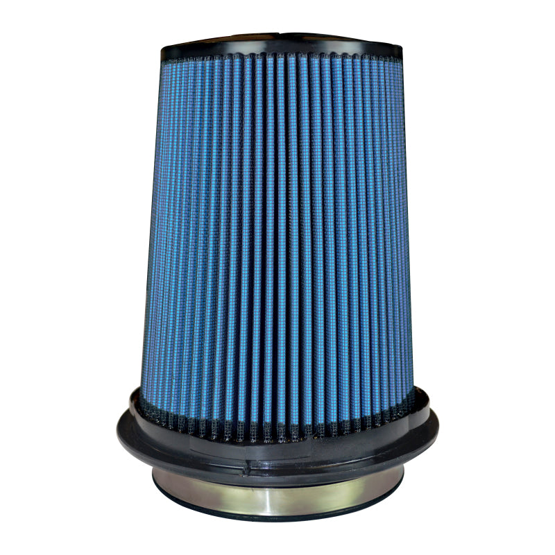 Injen SuperNano Web Dry Air Filter - 5in Flange ID / 7in  Base / 7.9in Media Height / 5in Top.