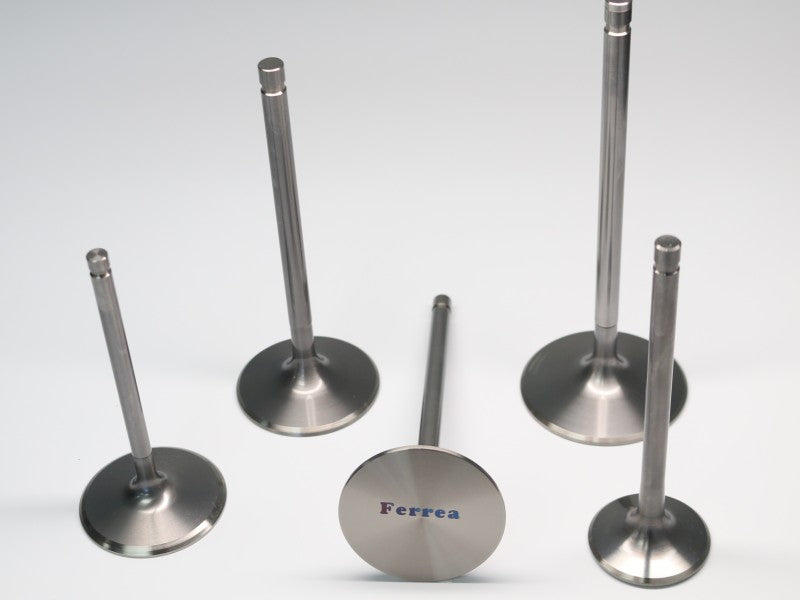 Ferrea Chevy/Chry/Ford SB 1.625in 11/32in 4.96in 0.29in 15 Deg Titanium Comp Exhaust Valve- Set of 8.