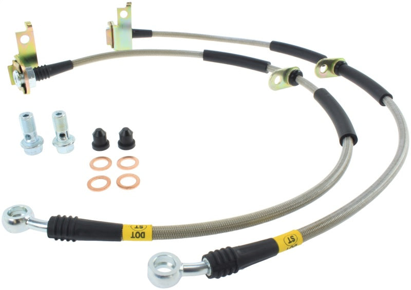StopTech Stainless Steel Front Brake lines for Mazda 6.