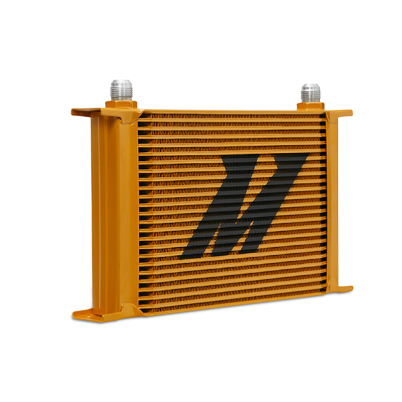 Mishimoto Universal 25-Row Oil Cooler - Gold.