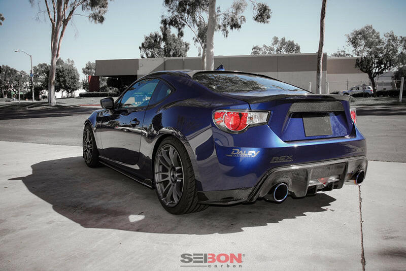 Seibon 12-13 Scion FRS Carbon Fiber Rear Fin Spoiler.