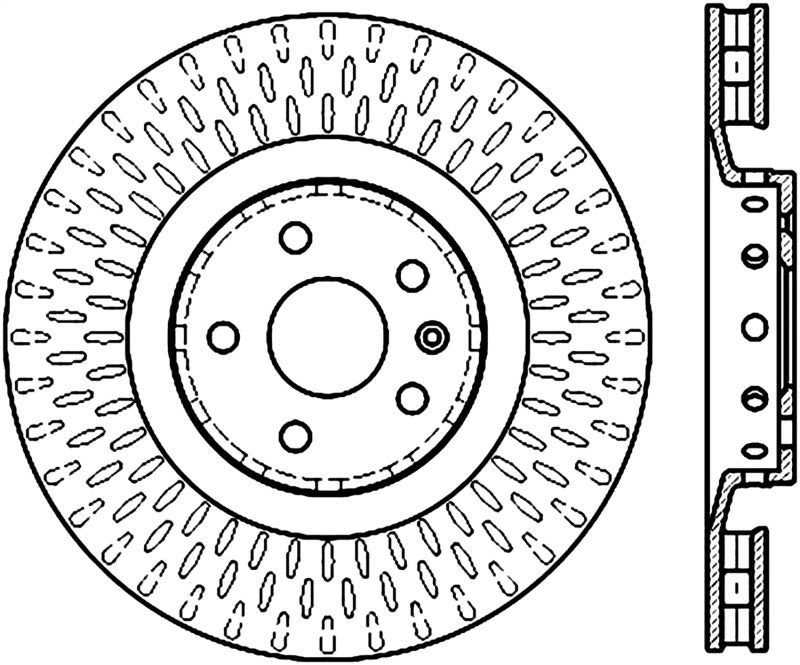 StopTech Slotted Sport Brake Rotor.