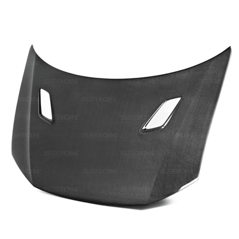 Seibon 12-13 Honda Civic 2Dr MG-Style Carbon Fiber Hood.