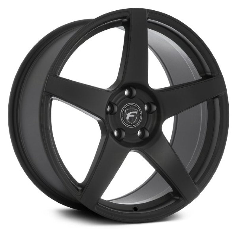 Forgestar CF5 20x9 / 5x114.3 BP / ET35 / 6.4in BS Satin Black Wheel.