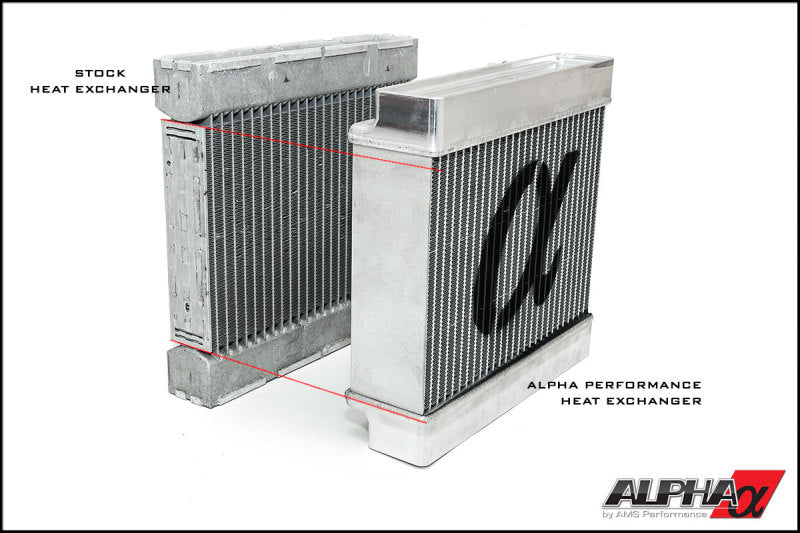 AMS Performance 14-18 Mercedes-Benz CLA 45 AMG 2.0T Alpha Auxiliary Heat Exchanger Upgrade.