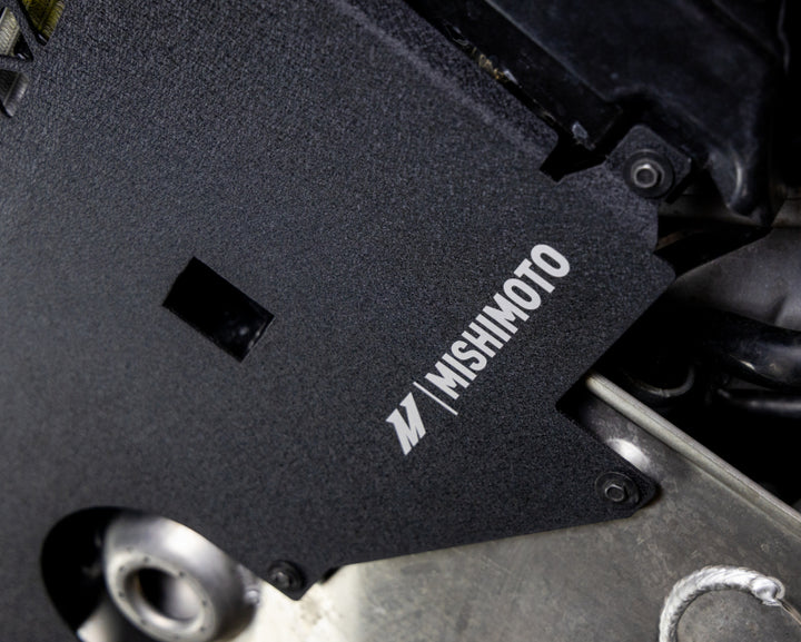 Mishimoto 2021+ BMW G80 M3 Skid Plate Engine - Wrinkle Black.