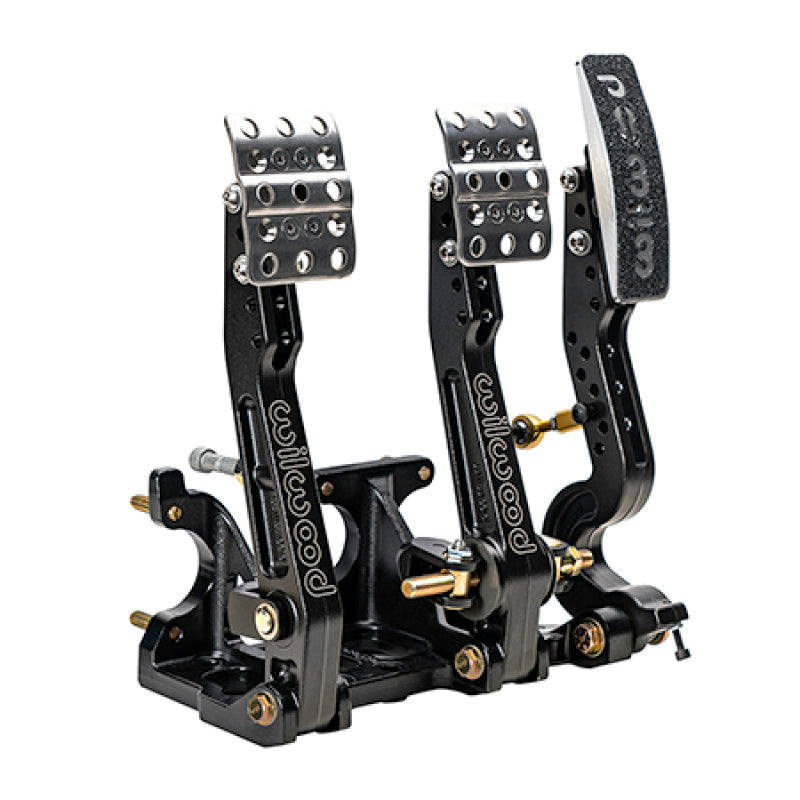 Wilwood Adjustable Balance Bar Brake, Clutch, Throttle w/ Linkage - Floor Mount - 4.75-5.75:1.