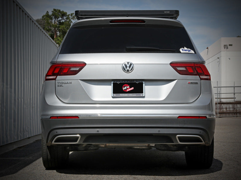 aFe MACH Force-Xp 3in - 2 1/2in SS Cat Back Exhaust System VW Tiguan 18-22 2.0- 110in Wheelbase.