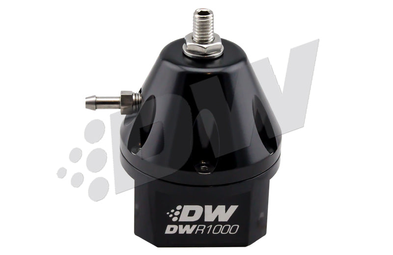 DeatschWerks DWR1000 Adjustable Fuel Pressure Regulator - Black.