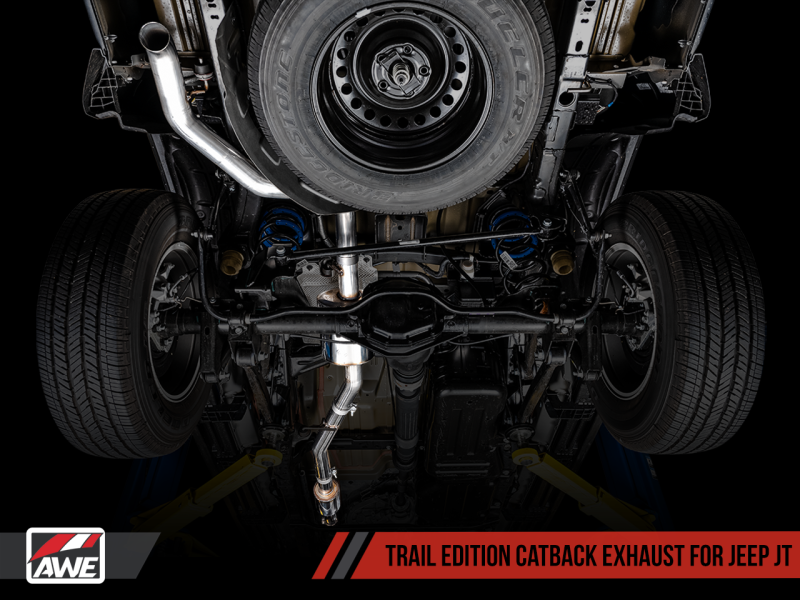 AWE Tuning 20-21 Jeep Gladiator JT 3.6L Trail Edition Cat-Back Exhaust.