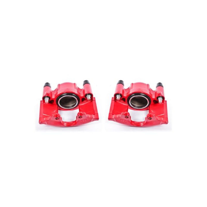 Power Stop 90-93 Cadillac Commercial Chassis Front Red Calipers w/o Brackets - Pair.