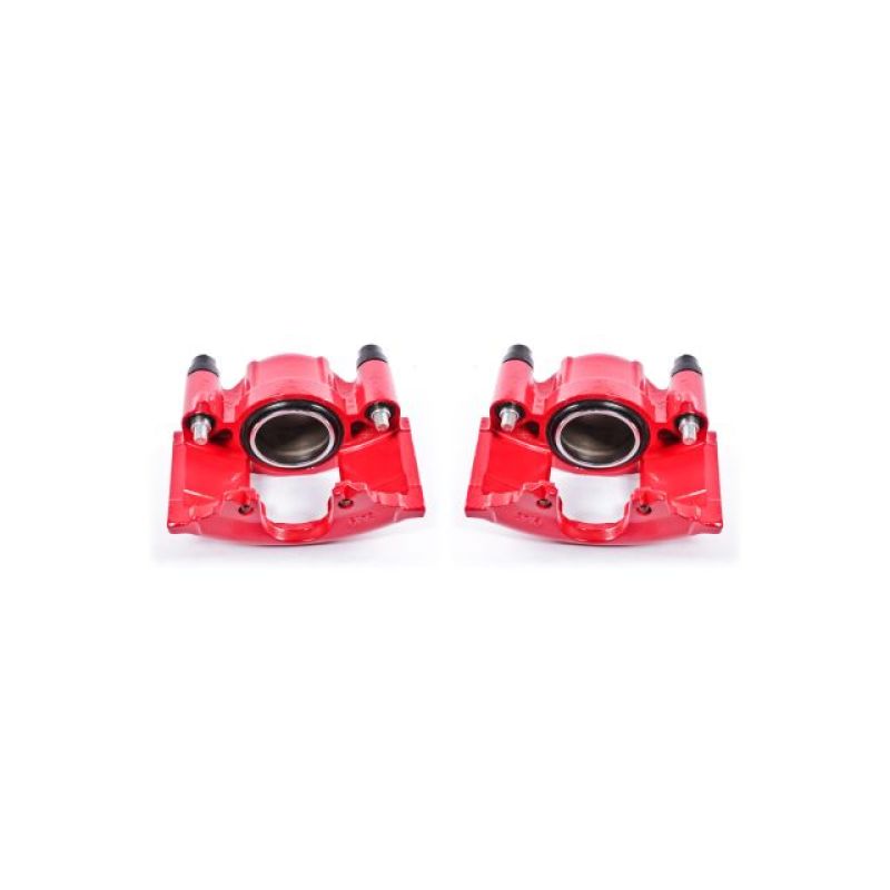 Power Stop 90-93 Cadillac Commercial Chassis Front Red Calipers w/o Brackets - Pair.