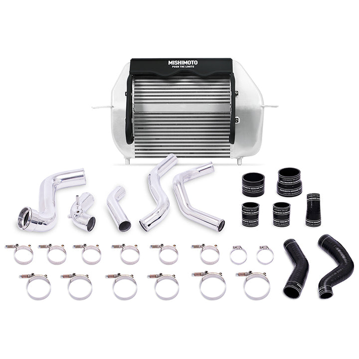 Mishimoto 2011-2014 Ford F-150 EcoBoost Silver Intercooler w/ Polished Pipes.