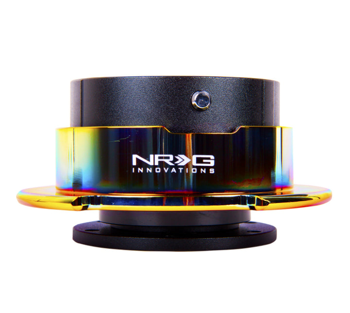 NRG Quick Release Gen 2.5 - Black Body / Neochrome Ring.