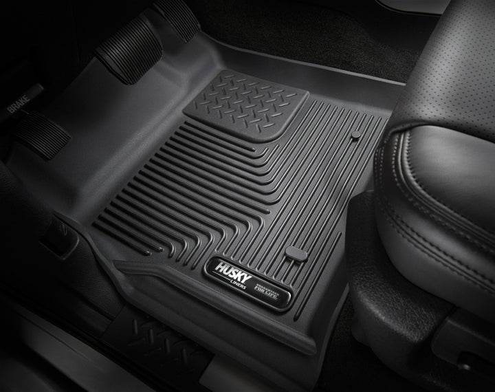 Husky Liners 07-12 GM Silverado/Tahoe/Suburban/Escalade X-Act Contour Black Floor Liners (2nd Seat).