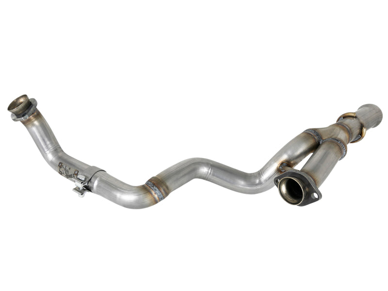 aFe POWER Twisted Steel Y-Pipe 2-1/4in 409 SS Exhaust System 2018 Jeep Wrangler (JL) V6-3.6L.