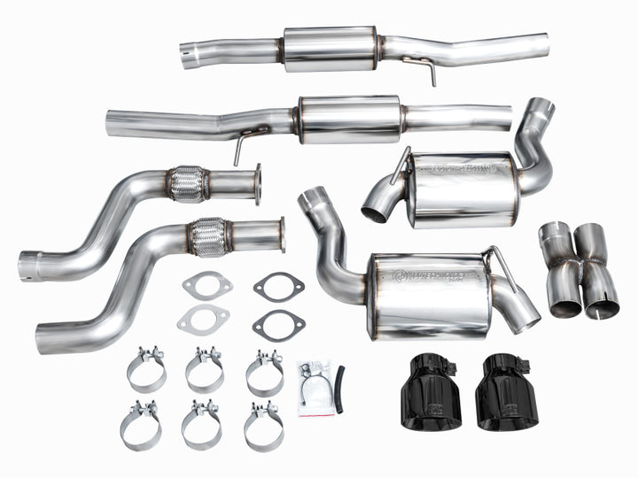 AWE 2023 Nissan Z RZ34 RWD Touring Edition Catback Exhaust System w/ Diamond Black Tips.