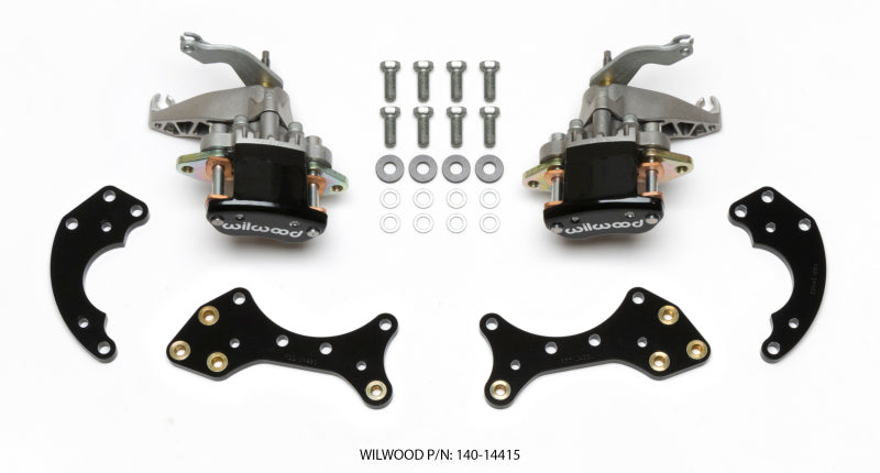 Wilwood P/S Retrofit Kit w/MC4 P-Brake Forged Dynalite Pro Street 12.19in Rear Kits.