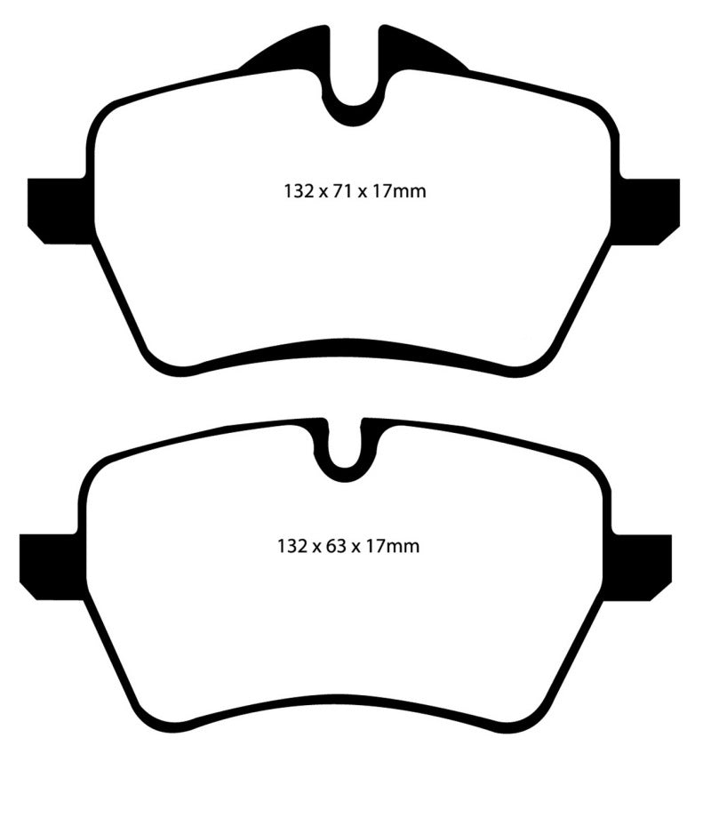 EBC 07-14 Mini Hardtop 1.6 Turbo Cooper S Ultimax2 Front Brake Pads.