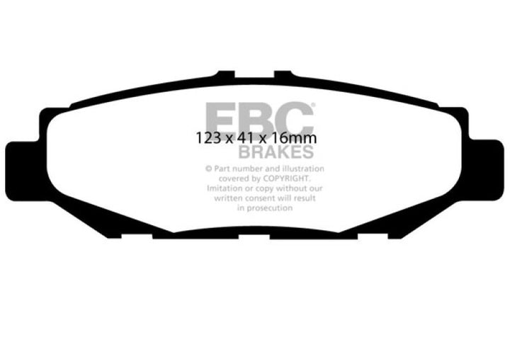 EBC 93-97 Lexus GS300 3.0 Redstuff Rear Brake Pads.