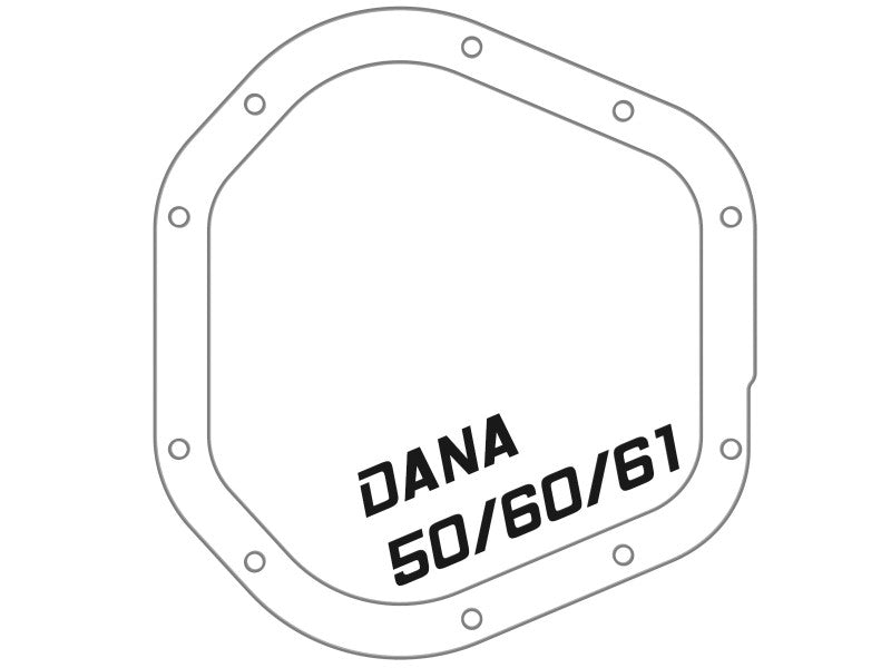 afe Front Differential Cover (Raw; Street Series); Ford Diesel Trucks 94.5-14 V8-7.3/6.0/6.4/6.7L.