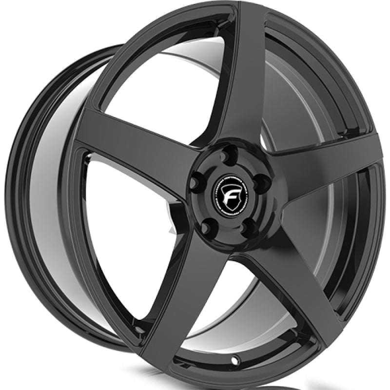 Forgestar CF5 20x9 / 5x114.3 BP / ET35 / 6.4in BS Gloss Black Wheel.