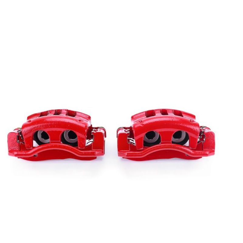 Power Stop 03-11 Ford Crown Victoria Front Red Calipers w/Brackets - Pair.