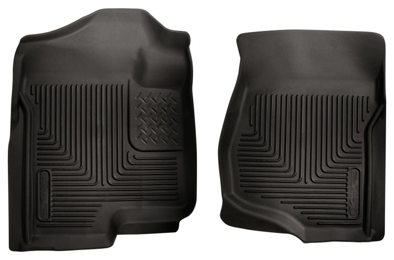 Husky Liners 07-12 GM Silverado/Tahoe/Suburban/Escalade X-Act Contour Black Floor Liners.