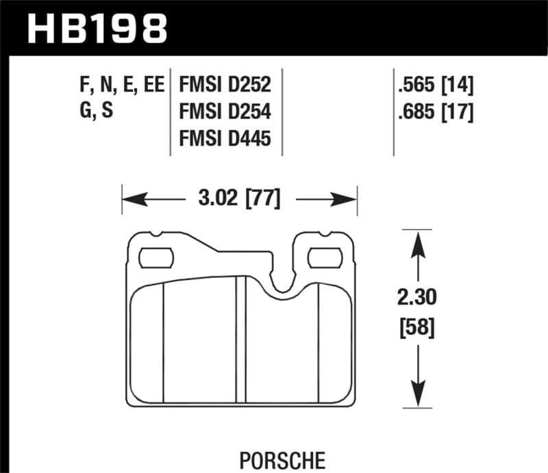 Hawk 77-88 Porsche 924 / 78-85 & 92-95 928 / 83-91 944 Blue 9012 Race Rear Brake Pads.