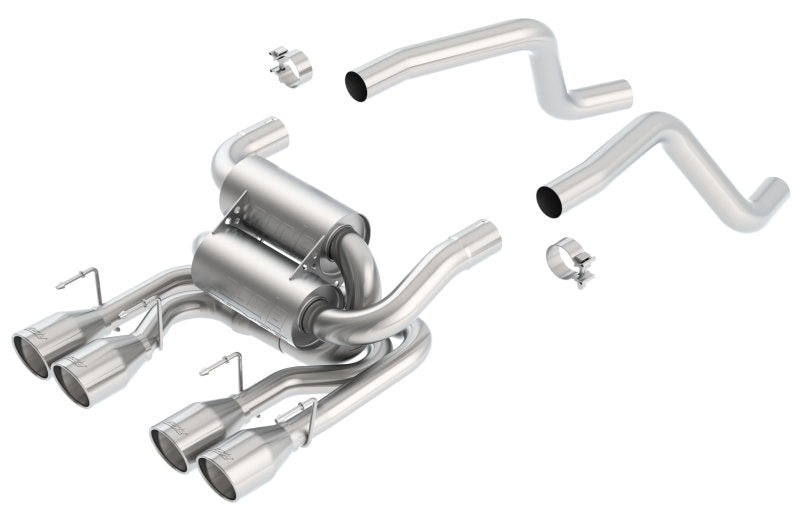 Borla 05-08 Corvette Convertible/Coupe 6.0L/6.2L 8cyl SS S-Type Exhaust (REAR SECTION ONLY).