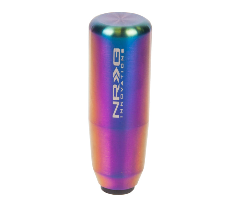 NRG Universal Short Shifter Knob - 3.5in. Length / Heavy Weight .85Lbs. - Multi Color/Neochrome.