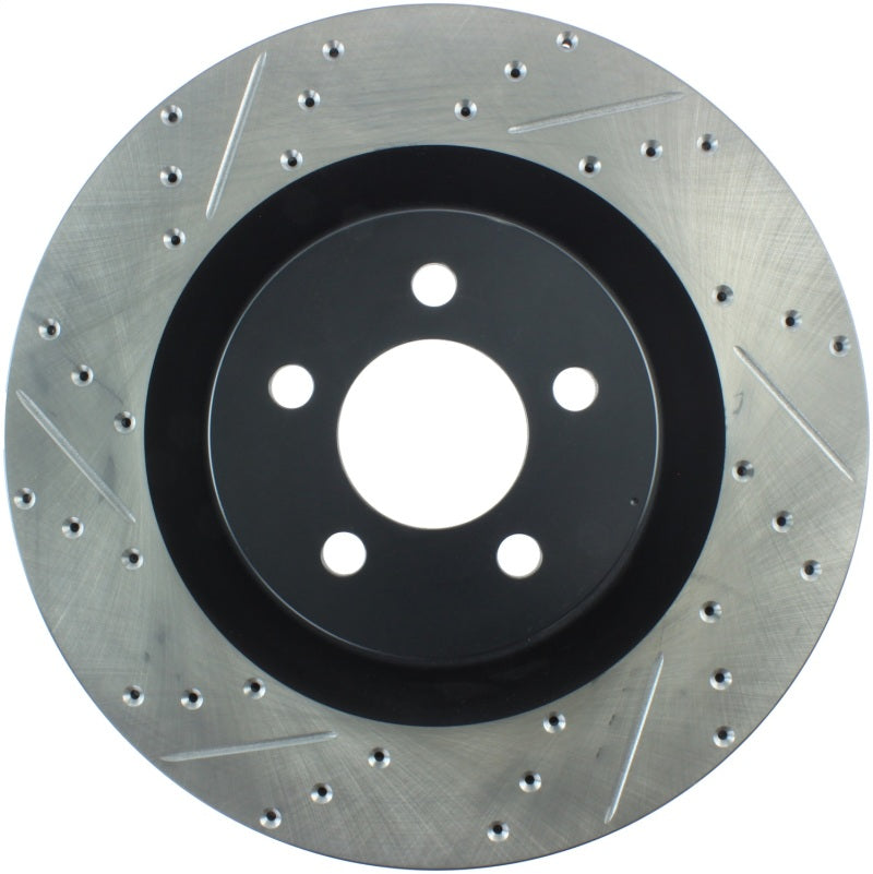 StopTech SportStop 06-09 Chrysler SRT-8 Front Right Drilled & Slotted Rotor.