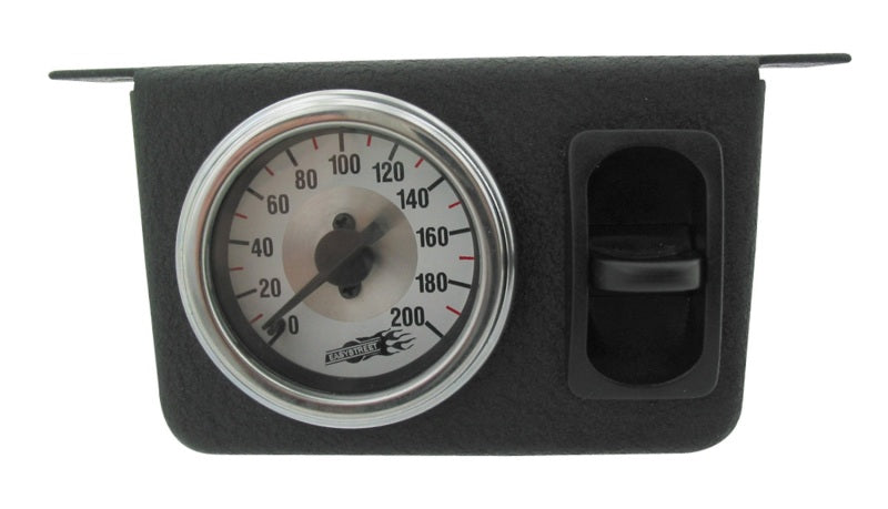 Air Lift Single Needle Gauge Panel With One Paddle Switch- 200 PSI.