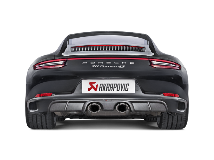 Akrapovic 16-17 Porsche 911 Carrera S/4/4S/GTS (991.2) Slip-On Line (Titanium) w/ Titanium Tips.