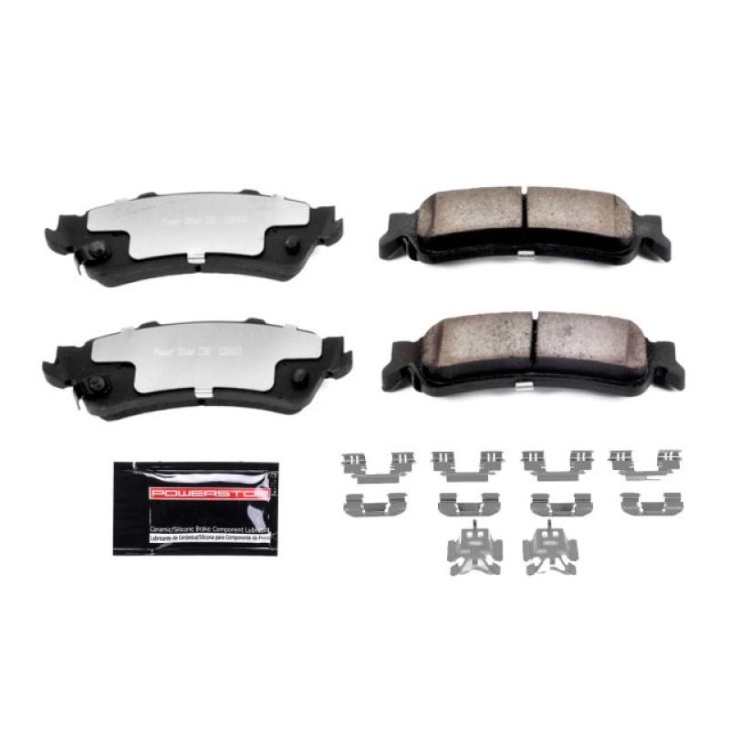Power Stop 00-05 Cadillac DeVille Rear Z36 Truck & Tow Brake Pads w/Hardware.