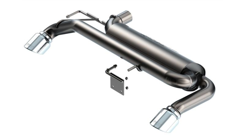 Borla 21-22 Ford Bronco 2.3L 4WD S-Type Axle Back Exhaust w/ Bright Chrome Tips.