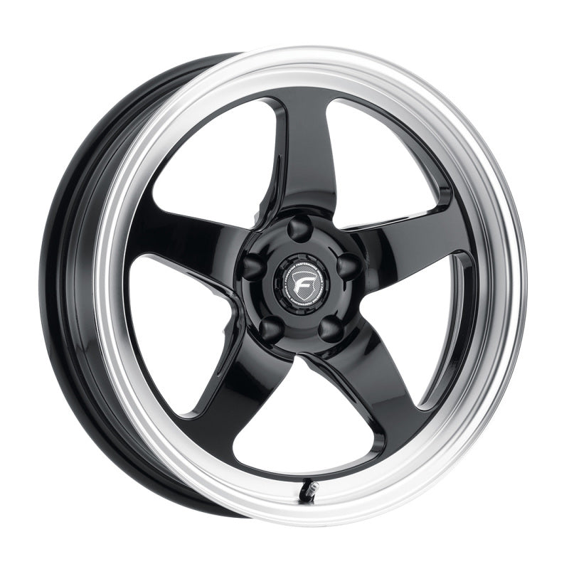 Forgestar D5 Beadlock 15x10 / 5x115 BP / ET22 / 6.4in BS Gloss Black Wheel.