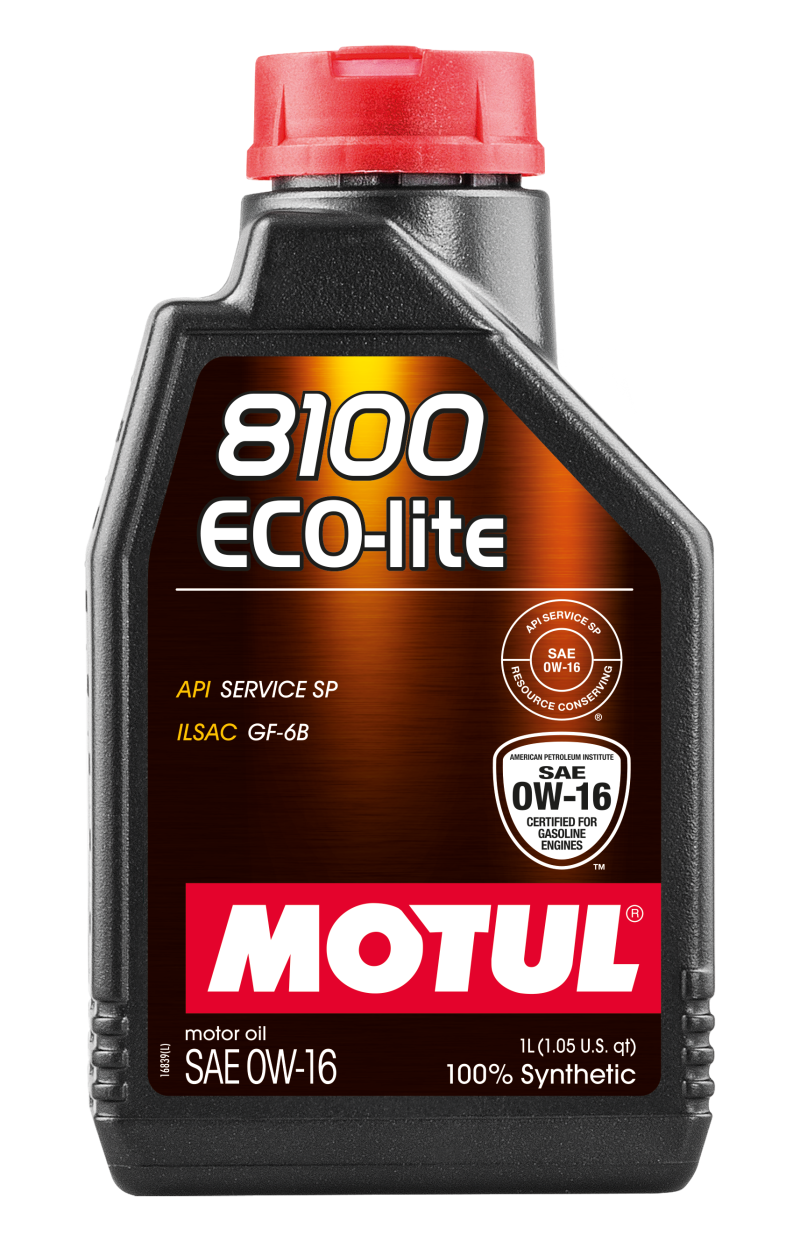Motul 1L Synthetic Engine Oil 8100 0W16 Eco-Lite.