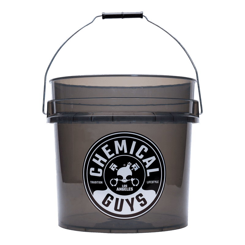 Chemical Guys Heavy Duty Detailing Bucket Smoked Black (4.5 Gal).