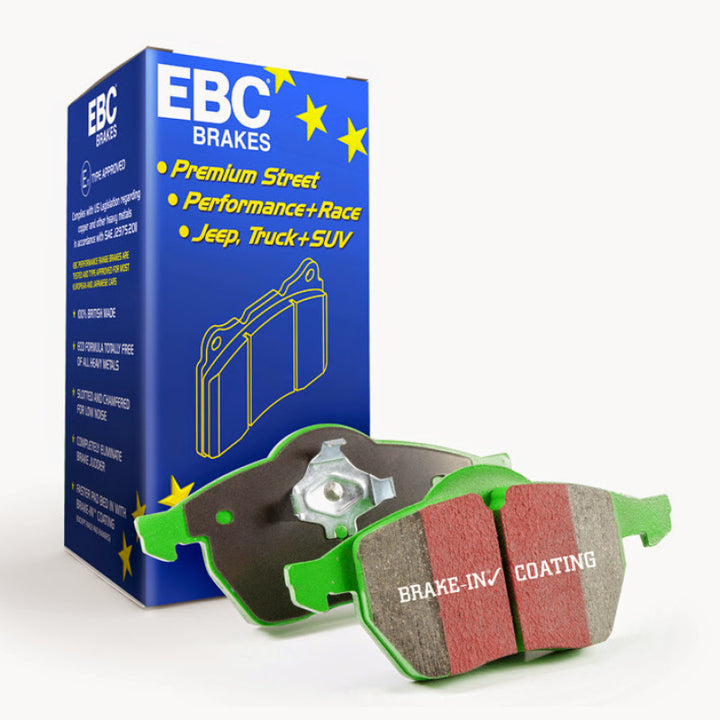 EBC 00-02 Ford Excursion 5.4 2WD Greenstuff Front Brake Pads.
