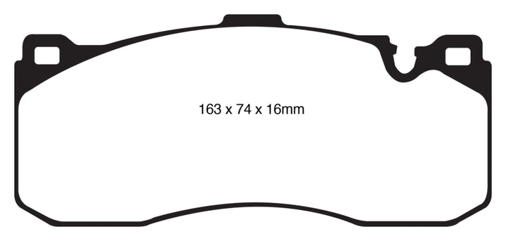 EBC 08-10 BMW 135 3.0 Twin Turbo Yellowstuff Front Brake Pads.