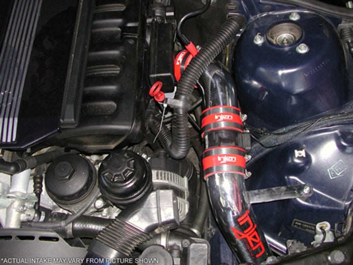 Injen 99-00 BMW 323 E46 2.5L/328 E46 2.8L / 01 325 2.5L Black Cold Air Intake **SPECIAL ORDER**.